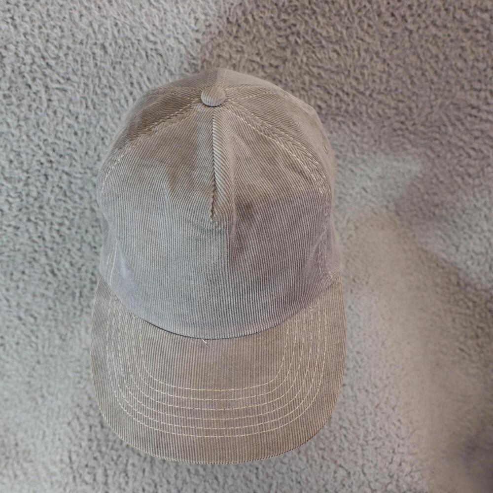 Supreme A Brand To Trust Corduroy Grey Dad Hat Blank Vtg 90s - Picture 2 of 8